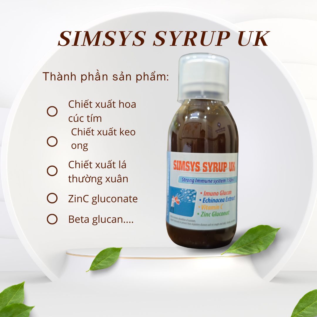 Simsys Syrus UK: Bài thuốc thảo dược cải thiện sức đề kháng